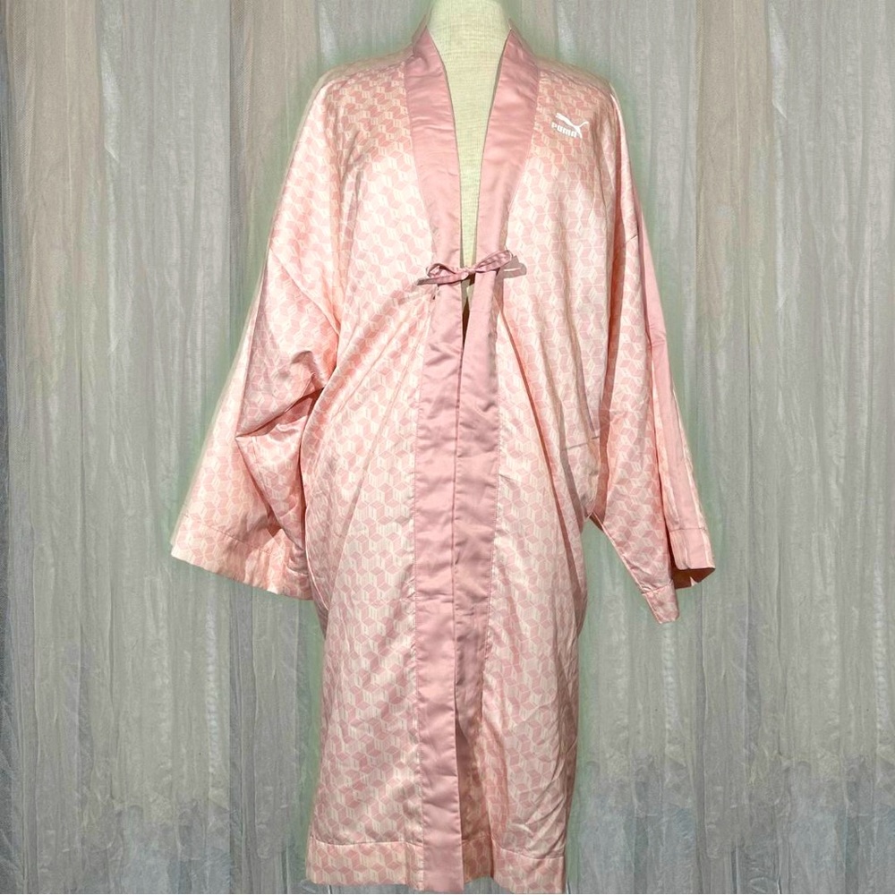 Puma Pink Satin Kimono